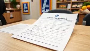 solicitud de empleo en Aldi